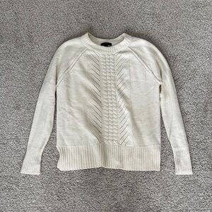 J. Crew Cream Knit Sweater